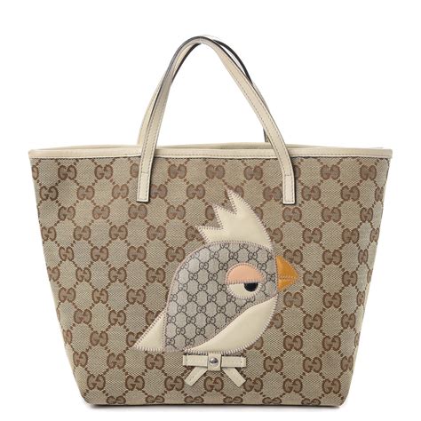 gucci bird bag|gucci unisex tote.